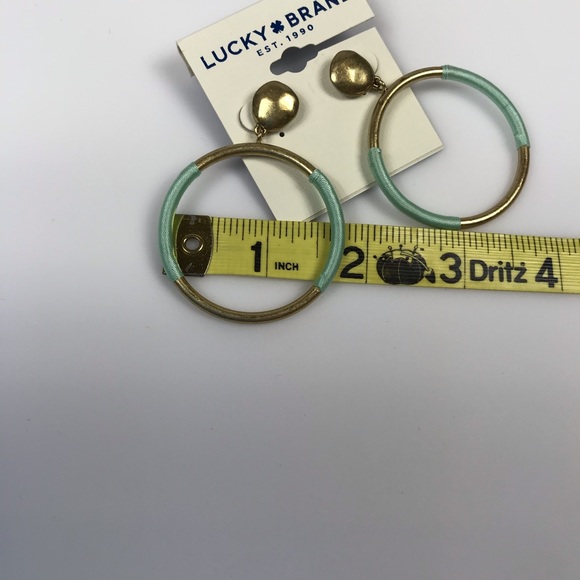 Lucky Brand Wrapped Hoops BRAND NEW - Picture 3 of 5